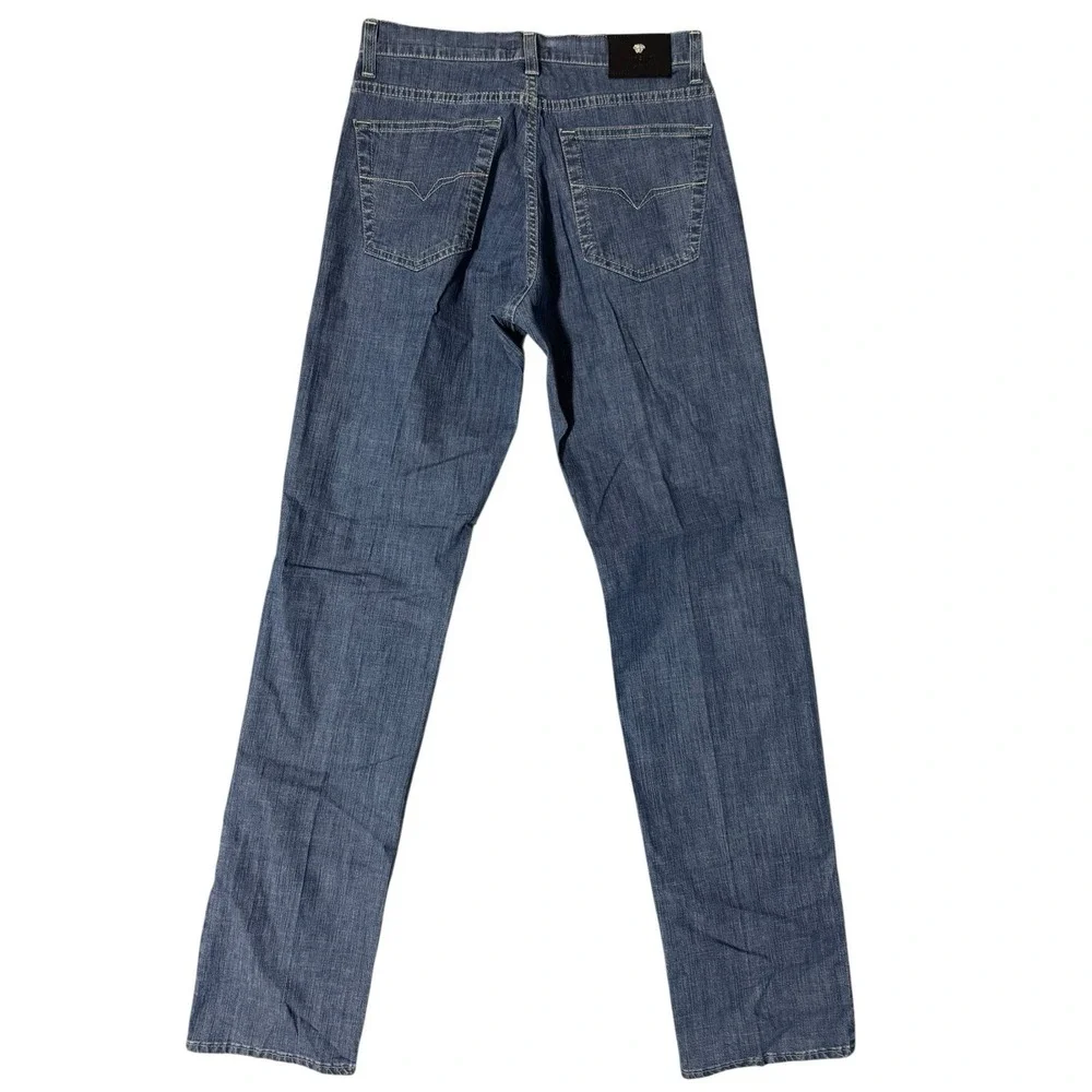Versace Jeans Couture Medusa Hardware Italian Designer Denim Jeans Blue 29 X 33‎
